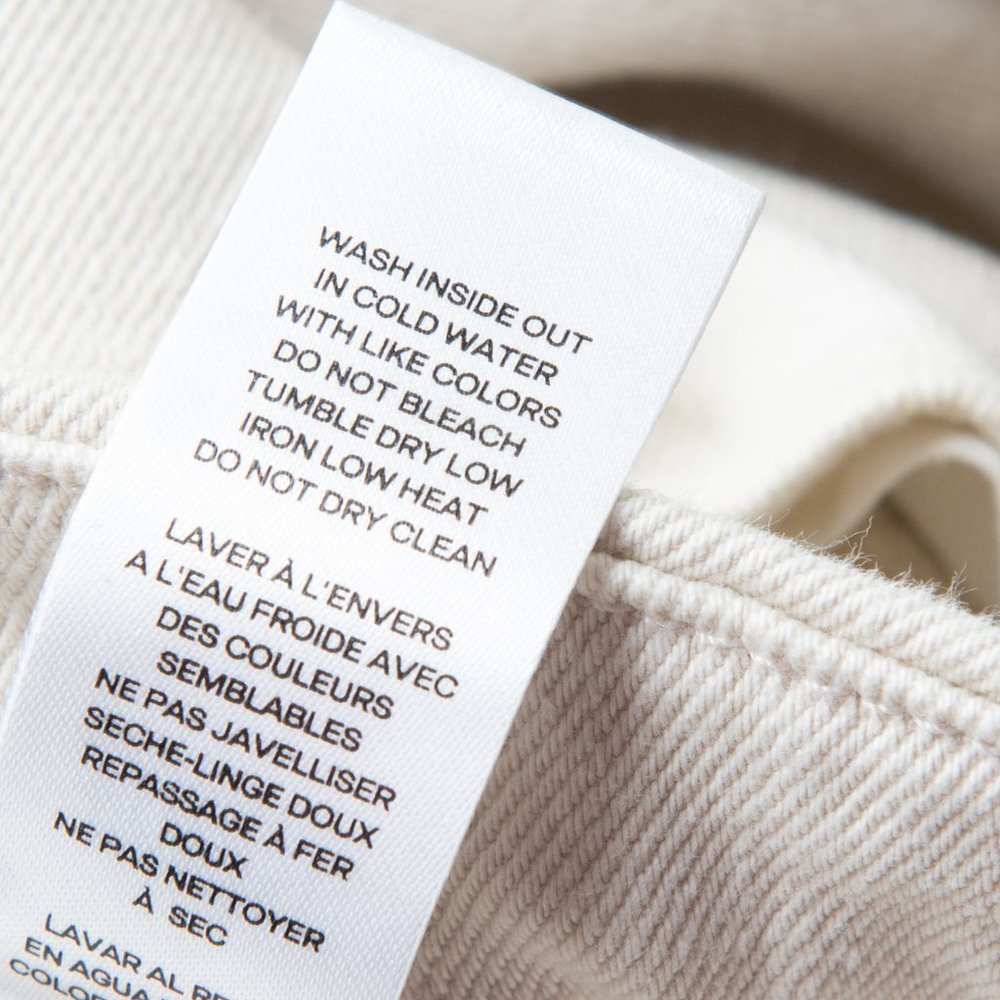 Good American Jeans High Waist Good Classic Straight Leg Denim Cream 0 / 25 New - Picture 4 of 9